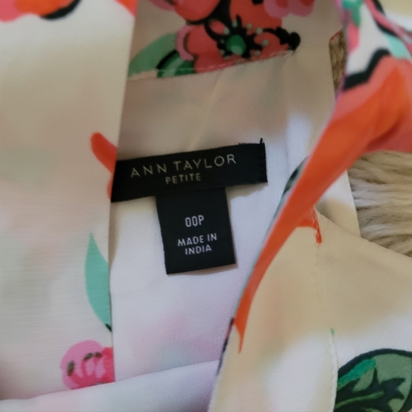 Ann Taylor size 00p floral dress euc - Picture 4 of 7